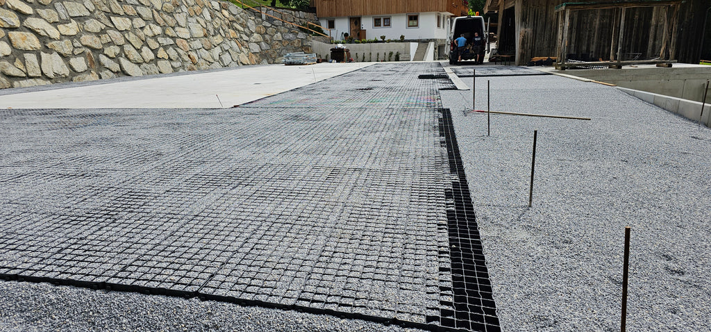 Reit-Paddockplatten 40 mm für Offenstall und Pferdeauslauf